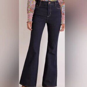 Boden Jeans 8 Dark Blue Denim Flare